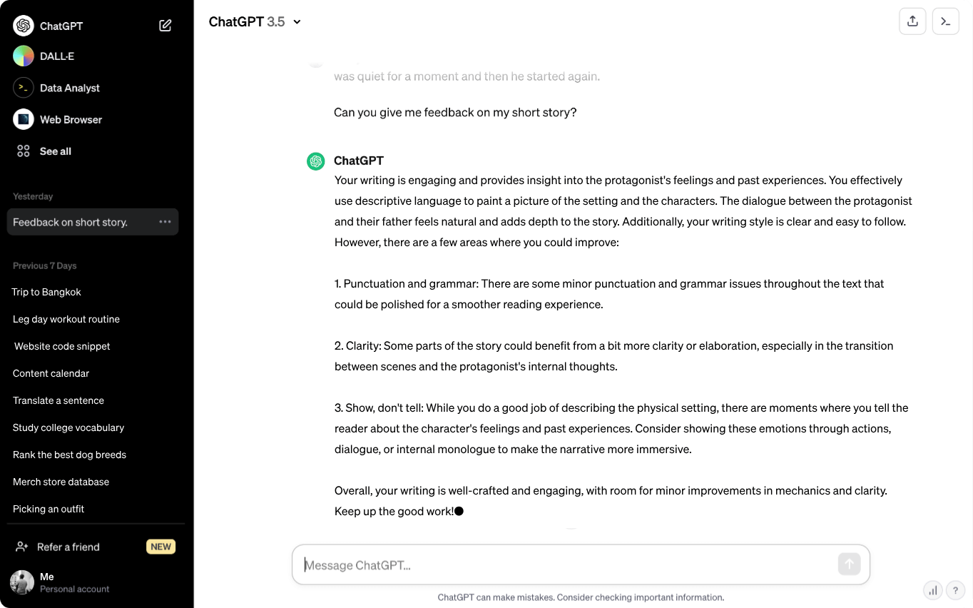 AI productivity tool ChatGPT